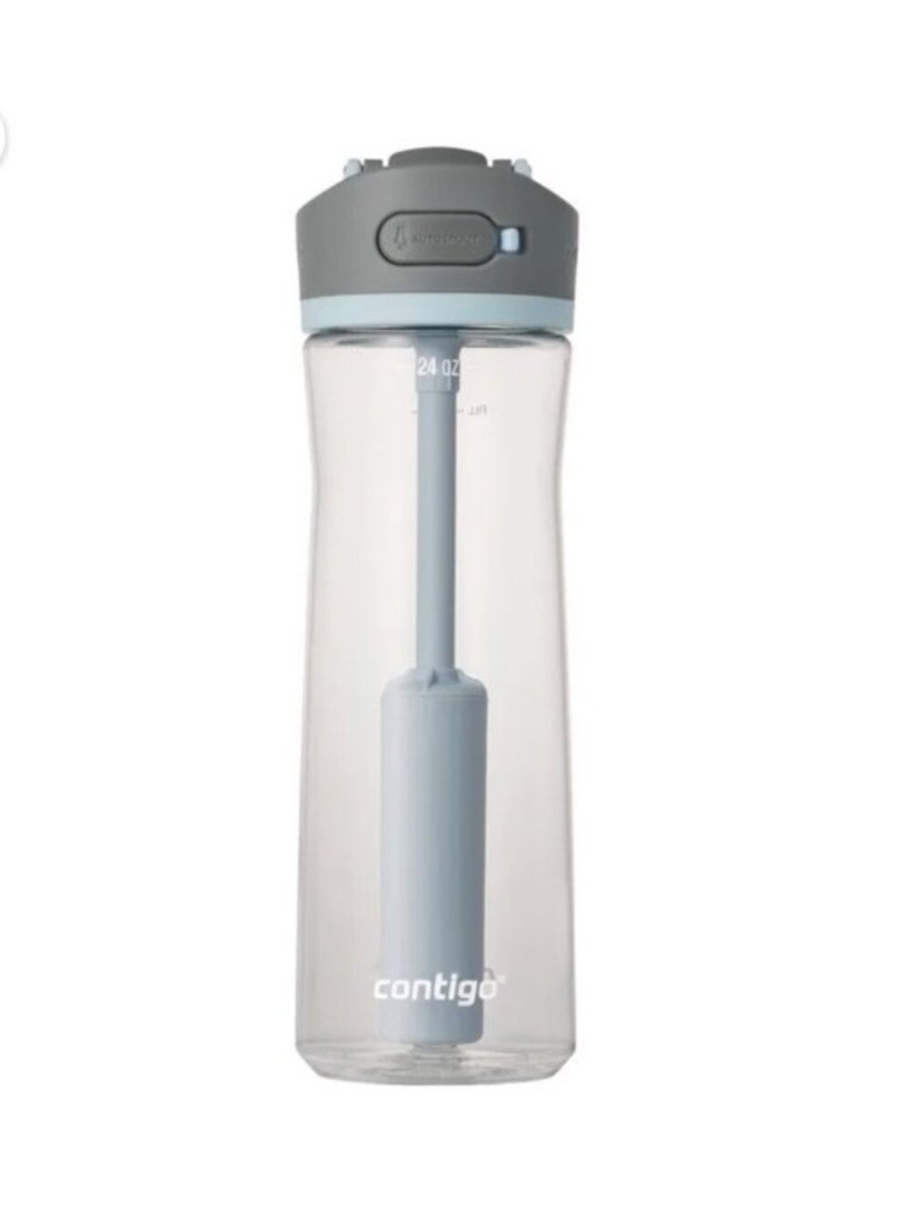 NWT Contigo 24 oz. Wells Autospout Straw Filtration Water Bottle In Salt